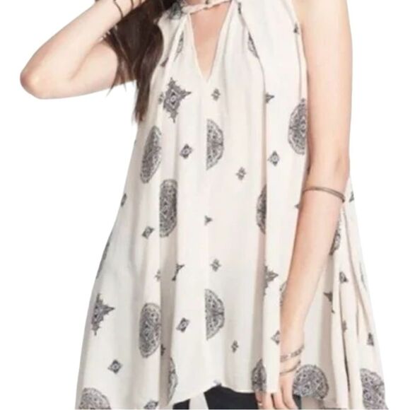 Free people Medallion Tree Swing Tunic Size Medium - Picture 4 of 10